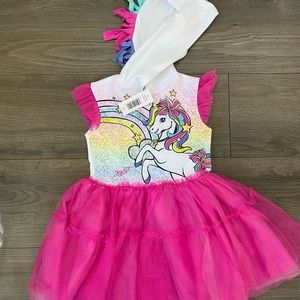jojo siwa hoodie dress 4/5 NWT